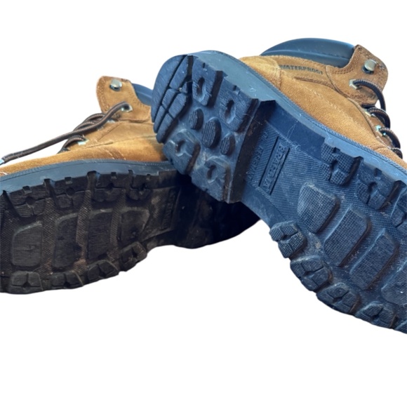 Brahma Men’s Bravo Waterproof Soft Toe Work Boots – Size 7 Wide – Brown - Picture 3 of 5